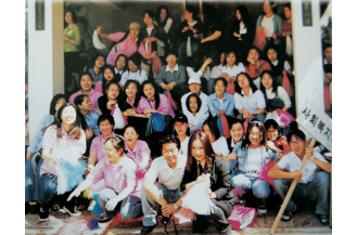 학과 개설 2년을 맞은사회복지과 재학생들(1998)
