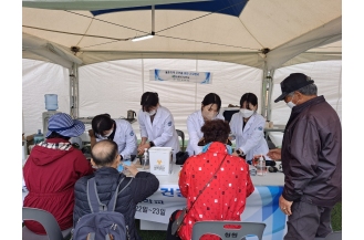 2023.04.22 간호학과, 제 12회 우시산국 축제 의료봉사활동 참여