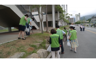 2023.05.30 춘해연합봉사단 교내 환경정화 활동 실시